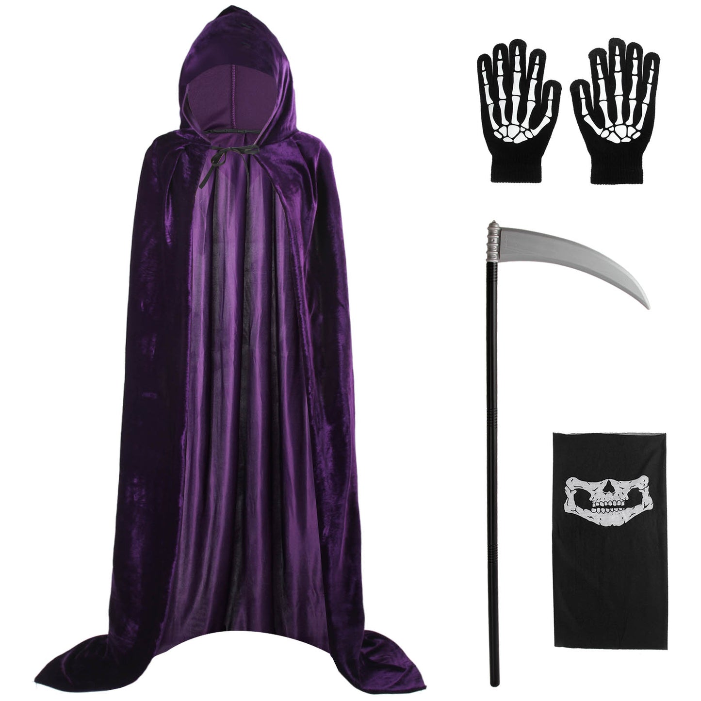 Halloween Devil Costume Hooded Cloak