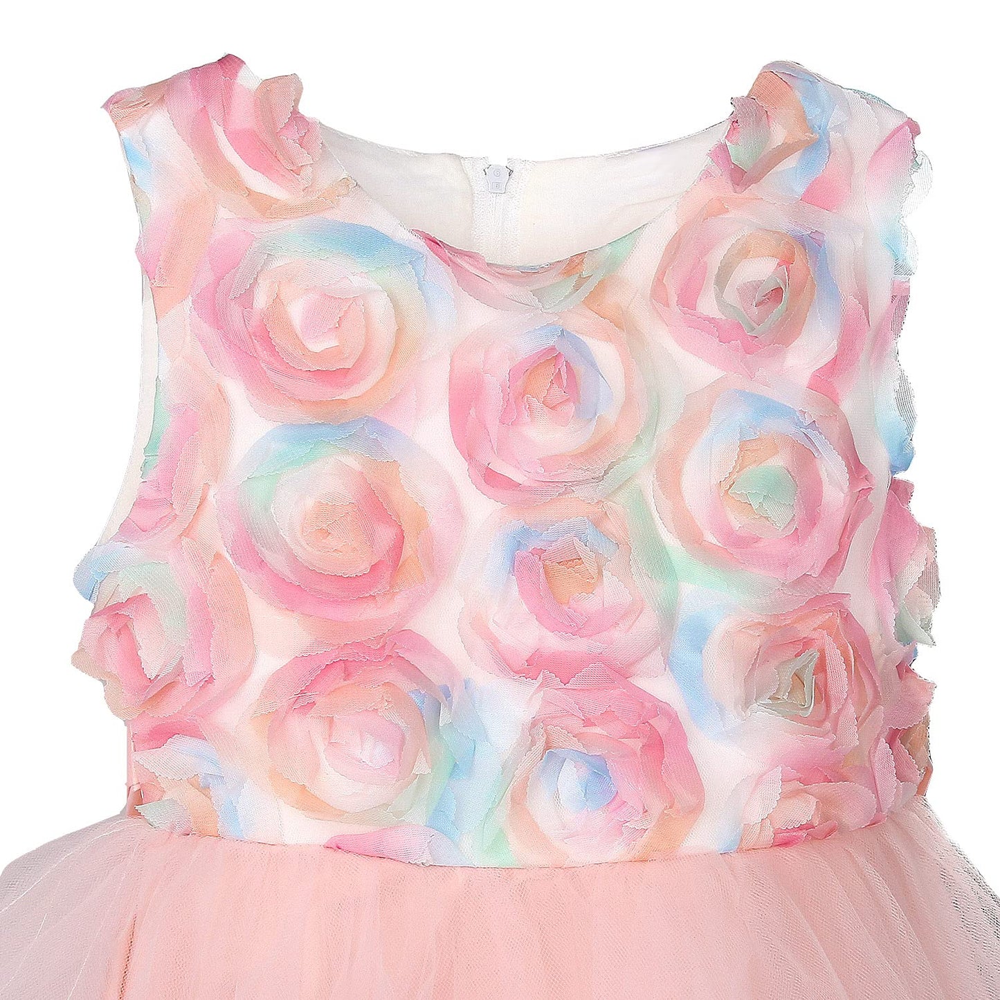 Rainbow Tulle Princess Dress