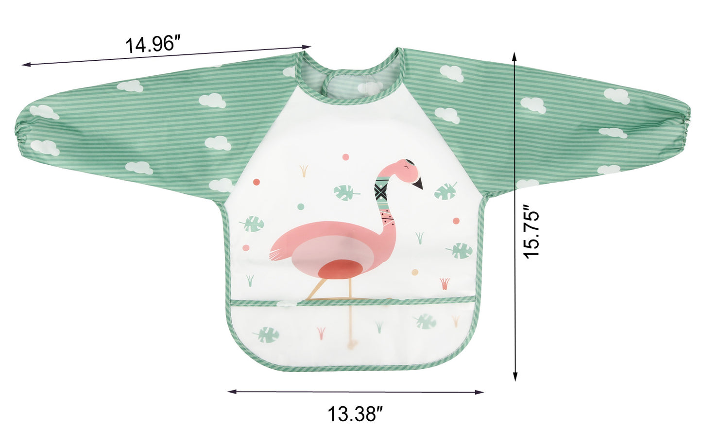5-Pack Baby Bib Bodysuit