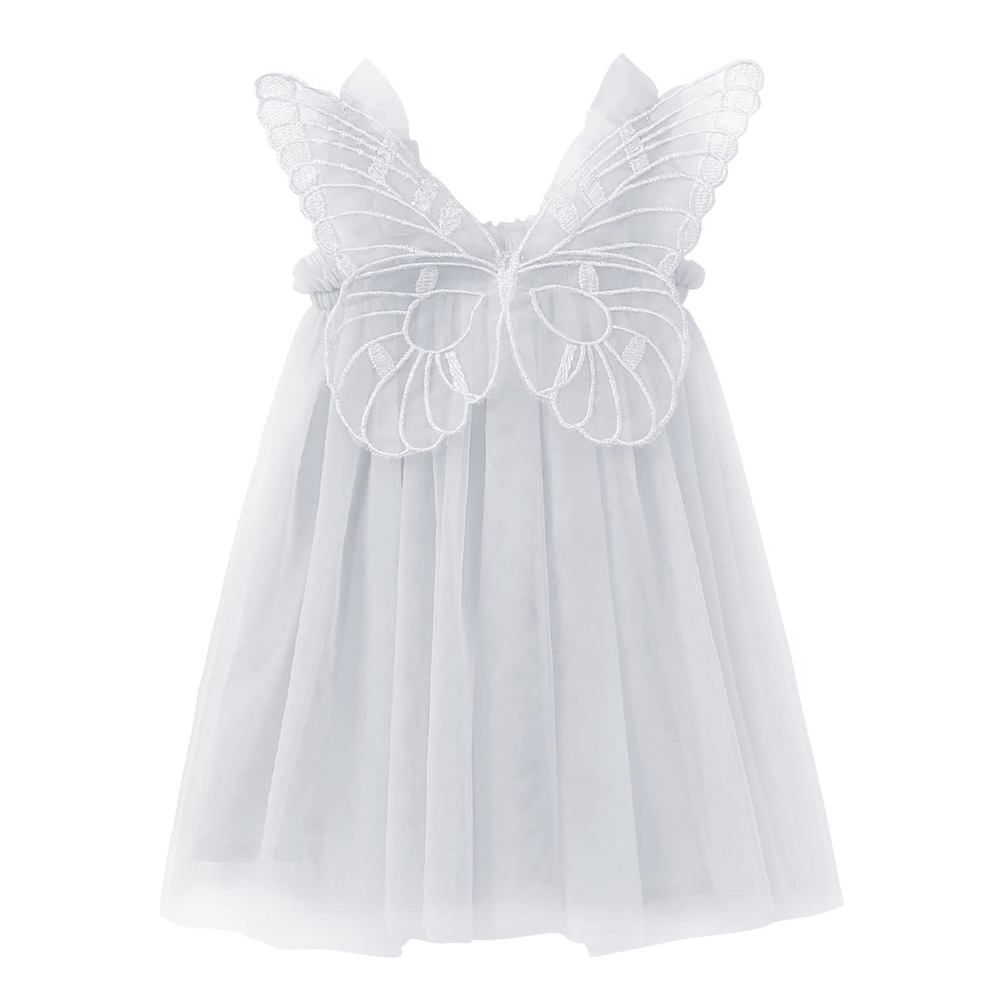 Little Girls Dresses Butterfly Wings Sundresses for 0-3 Years