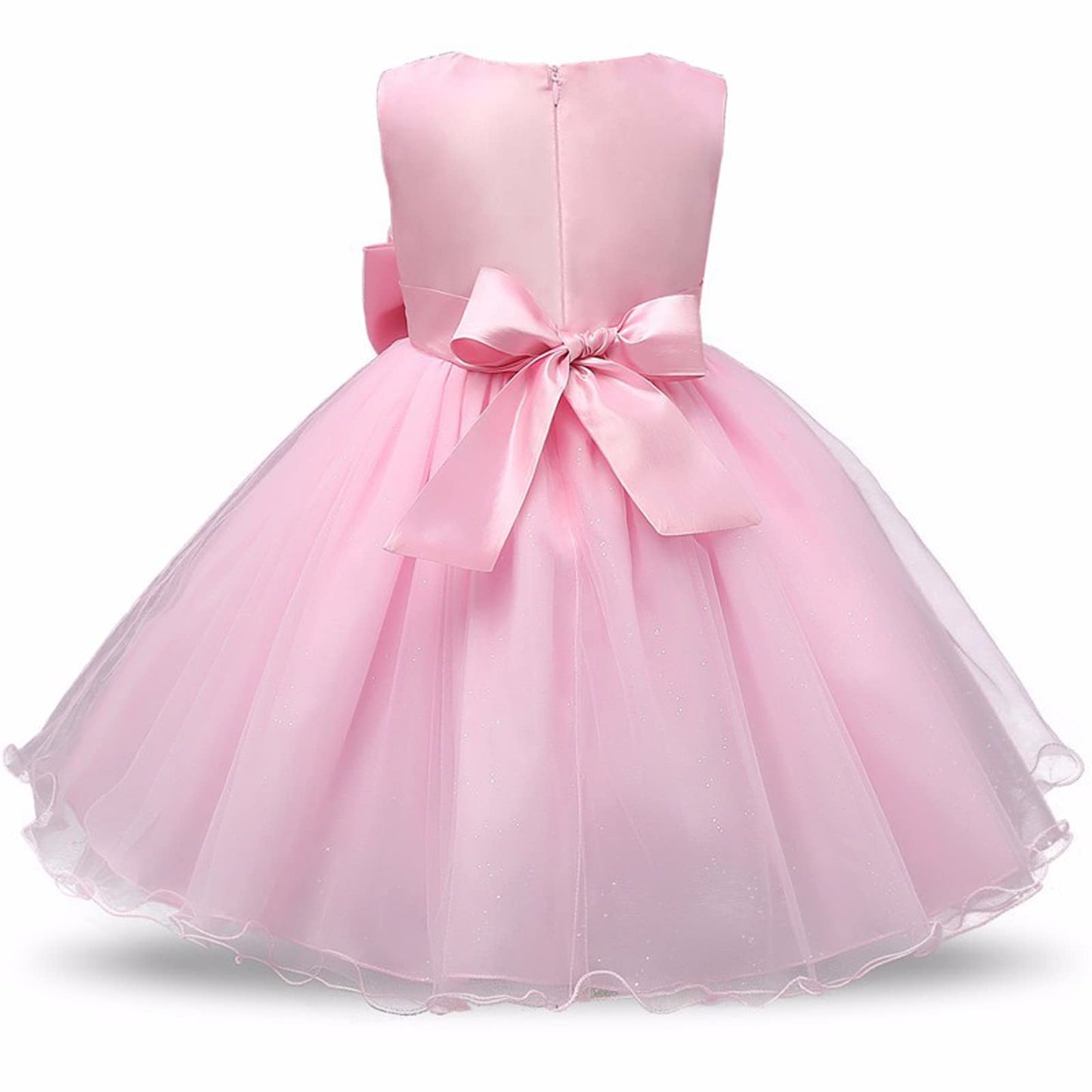 Girl Party Dress 3D Rose Princess Dresses