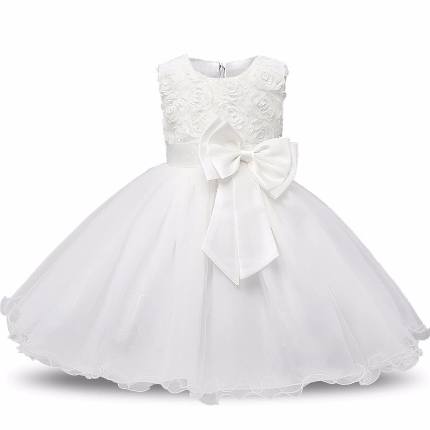 Girl Party Dress 3D Rose Princess Dresses