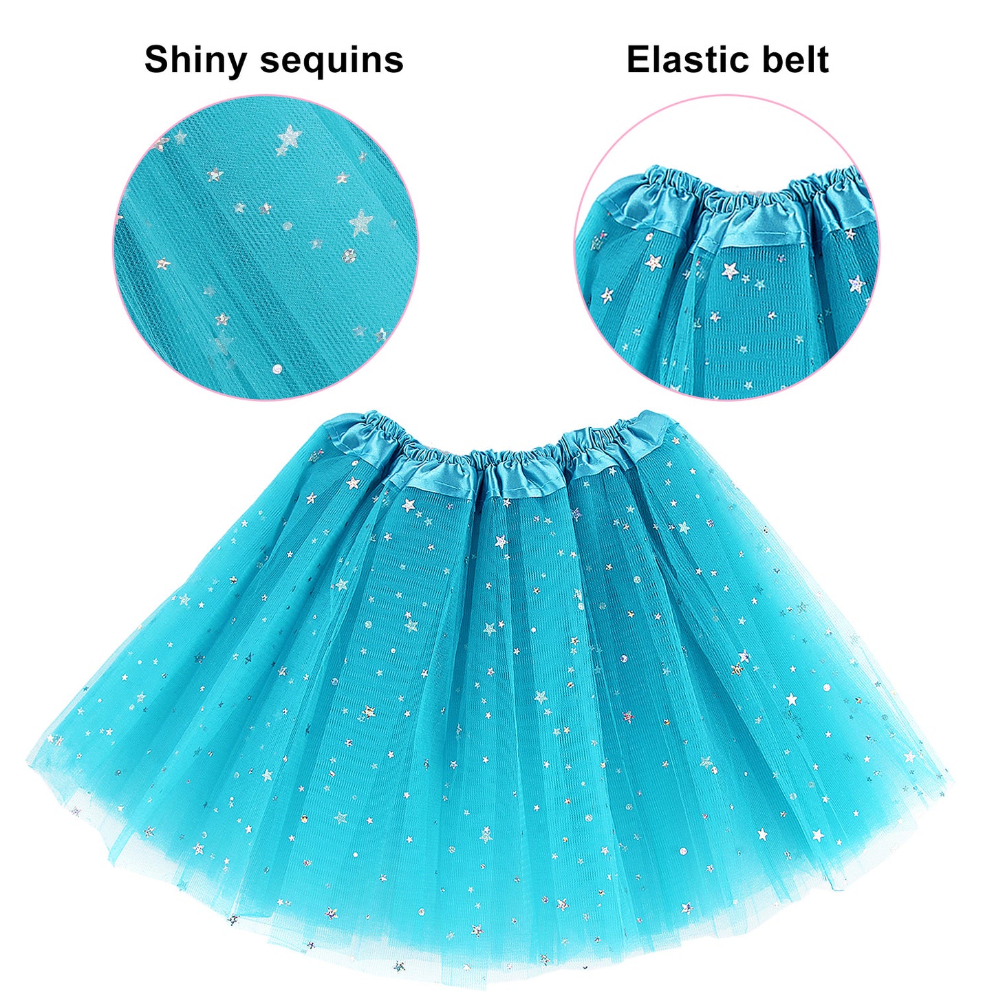 Girls Fairy Costume Set Princess Tutu Skirt Fairy Magic Butterfly Wings Dress Up Fantasy Costume Play with Butterfly Wings, Magic Wand and Headband Set for 3-8 Years Girls