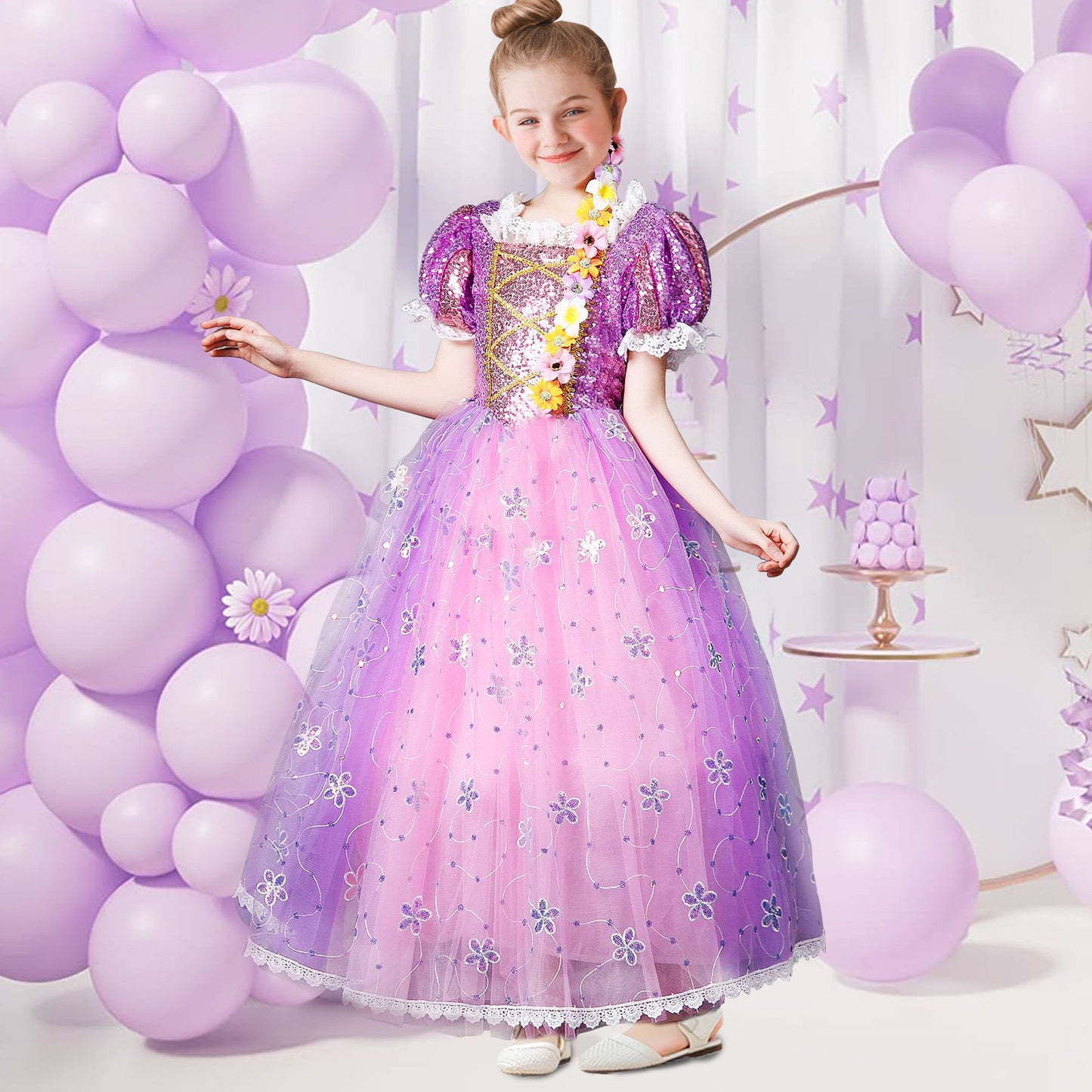 Rapunzel Princess Costumes for Girls