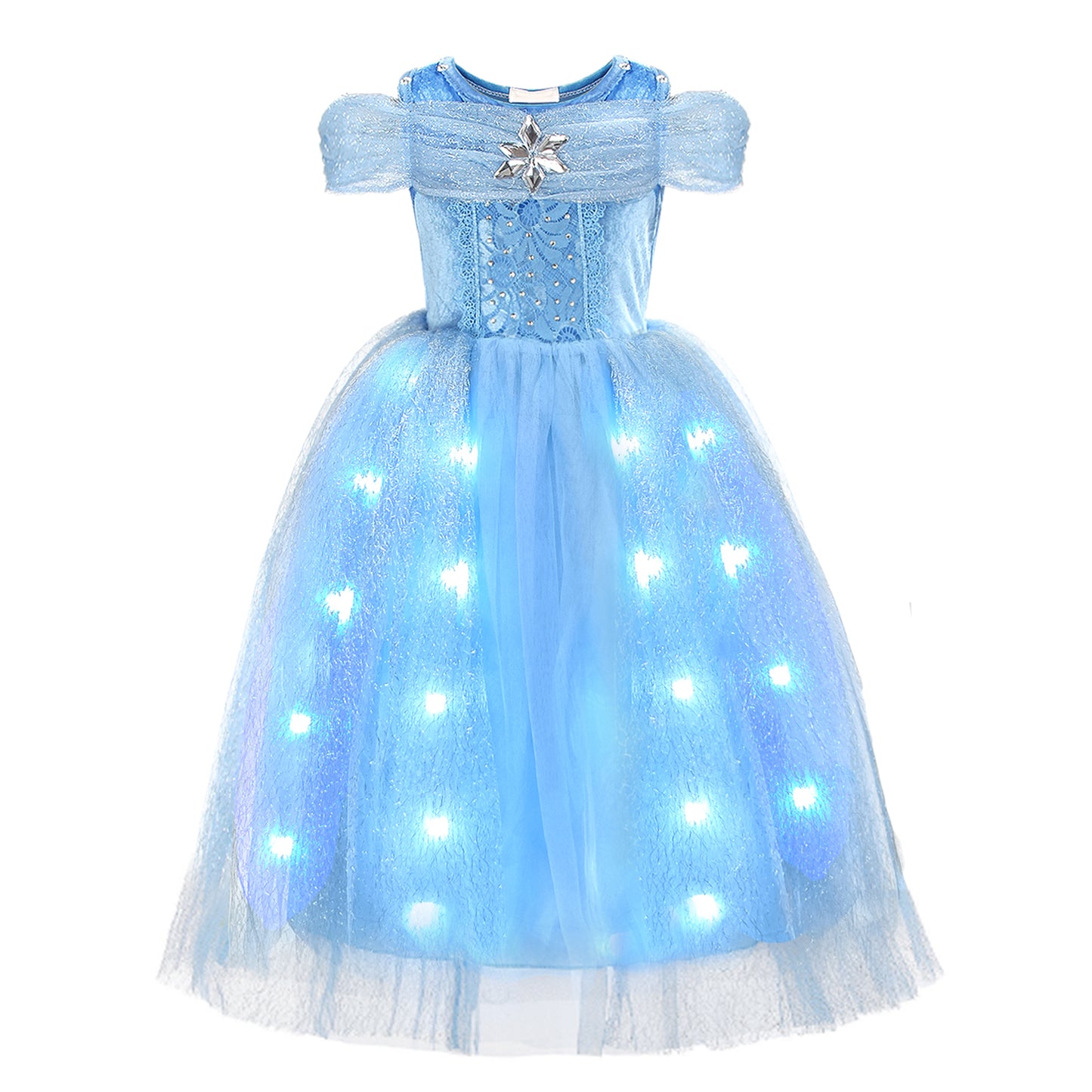 Girls Cinderella Princess Dress Costume