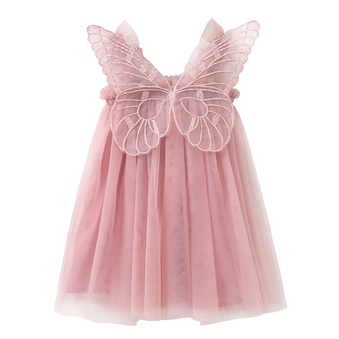 Little Girls Dresses Butterfly Wings Sundresses for 0-3 Years