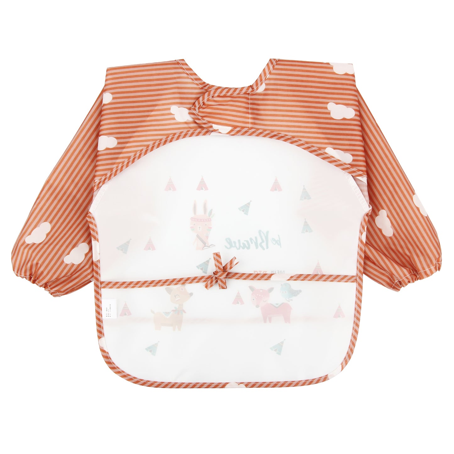 5-Pack Baby Bib Bodysuit