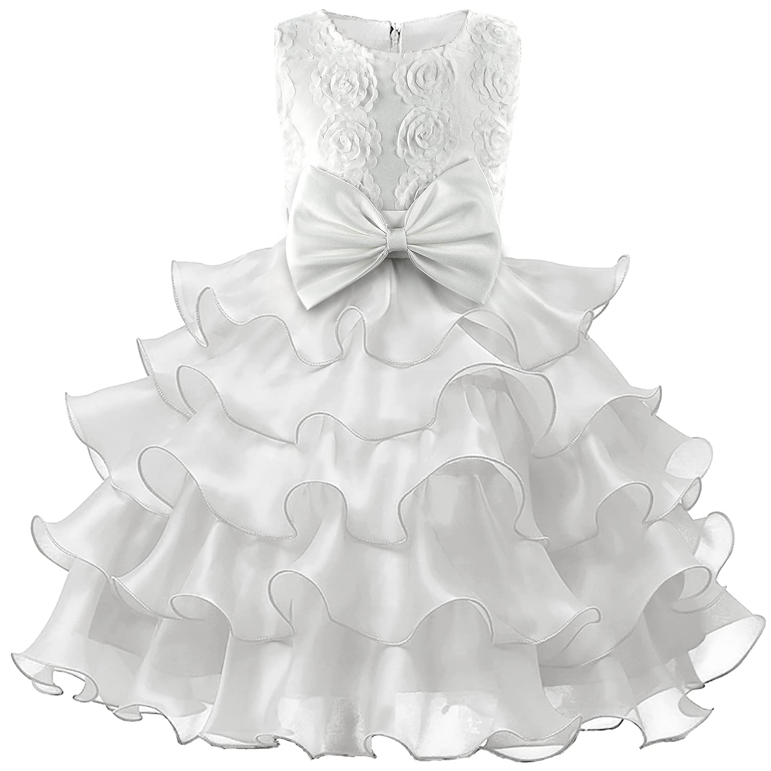Girl Dresses Princess Sleeveless Bridesmaid Dress – Discoball-Acecharming