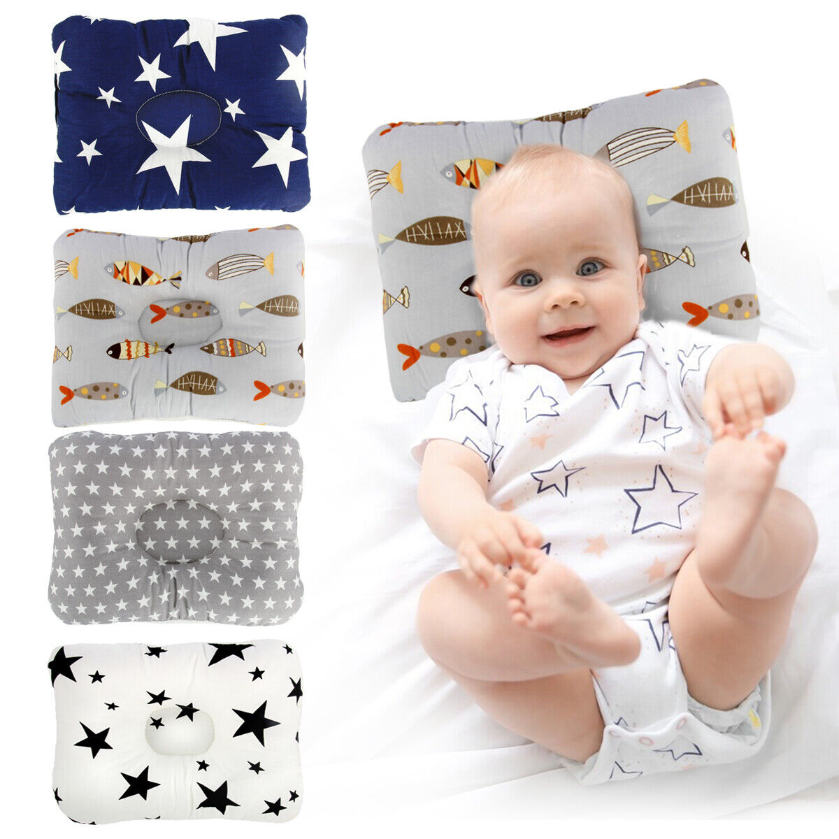 Soft Cotton Newborn Baby Pillow