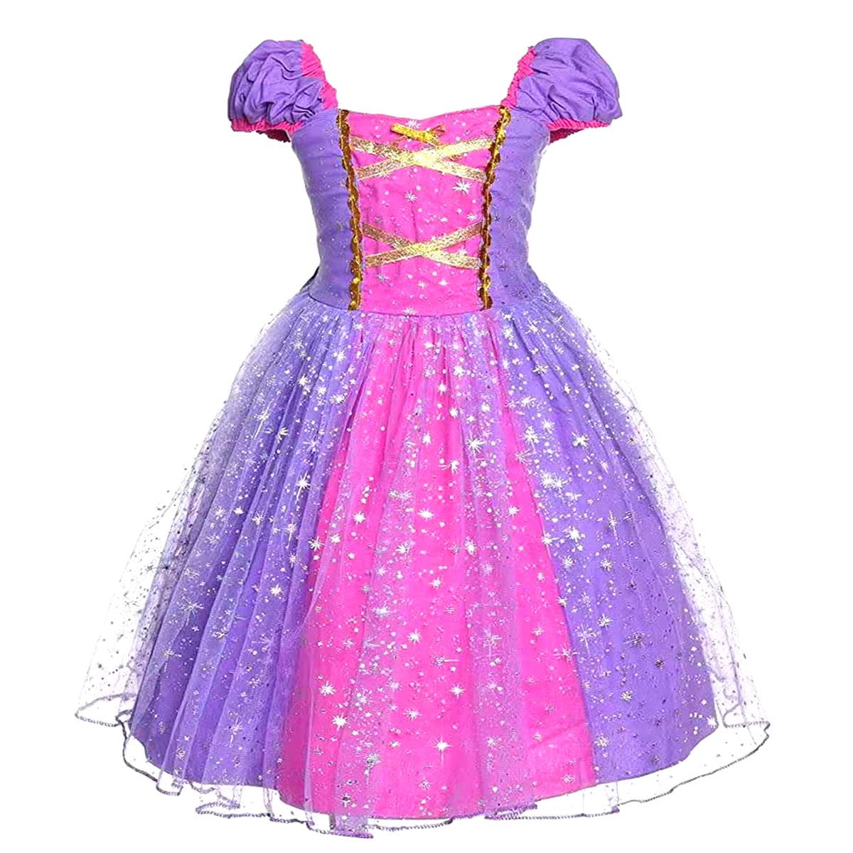 Rapunzel Princess Girls Dress