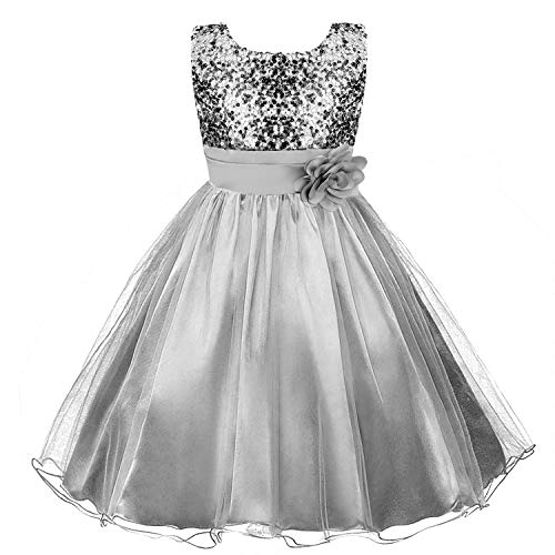 sequined tulle princess dress