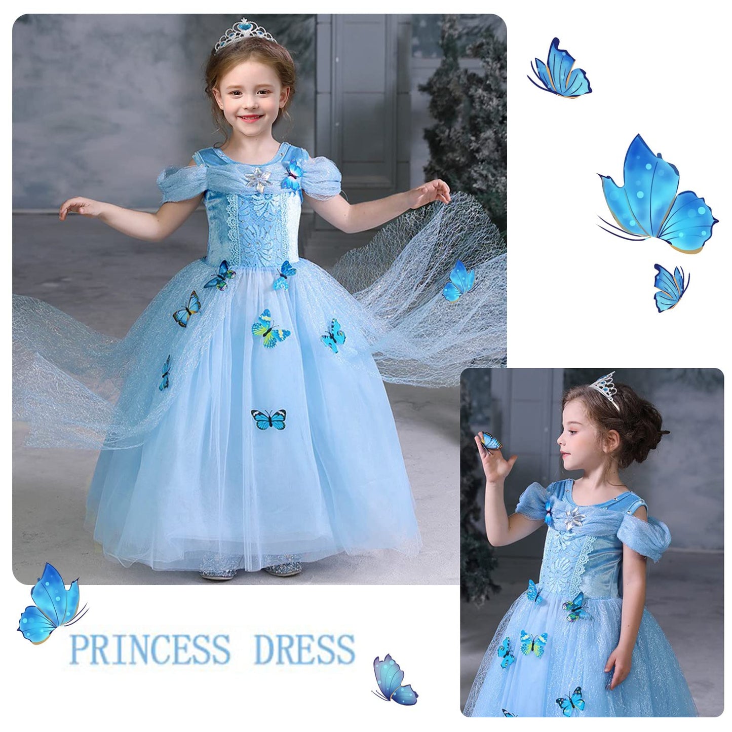 Butterfly Tulle Dress