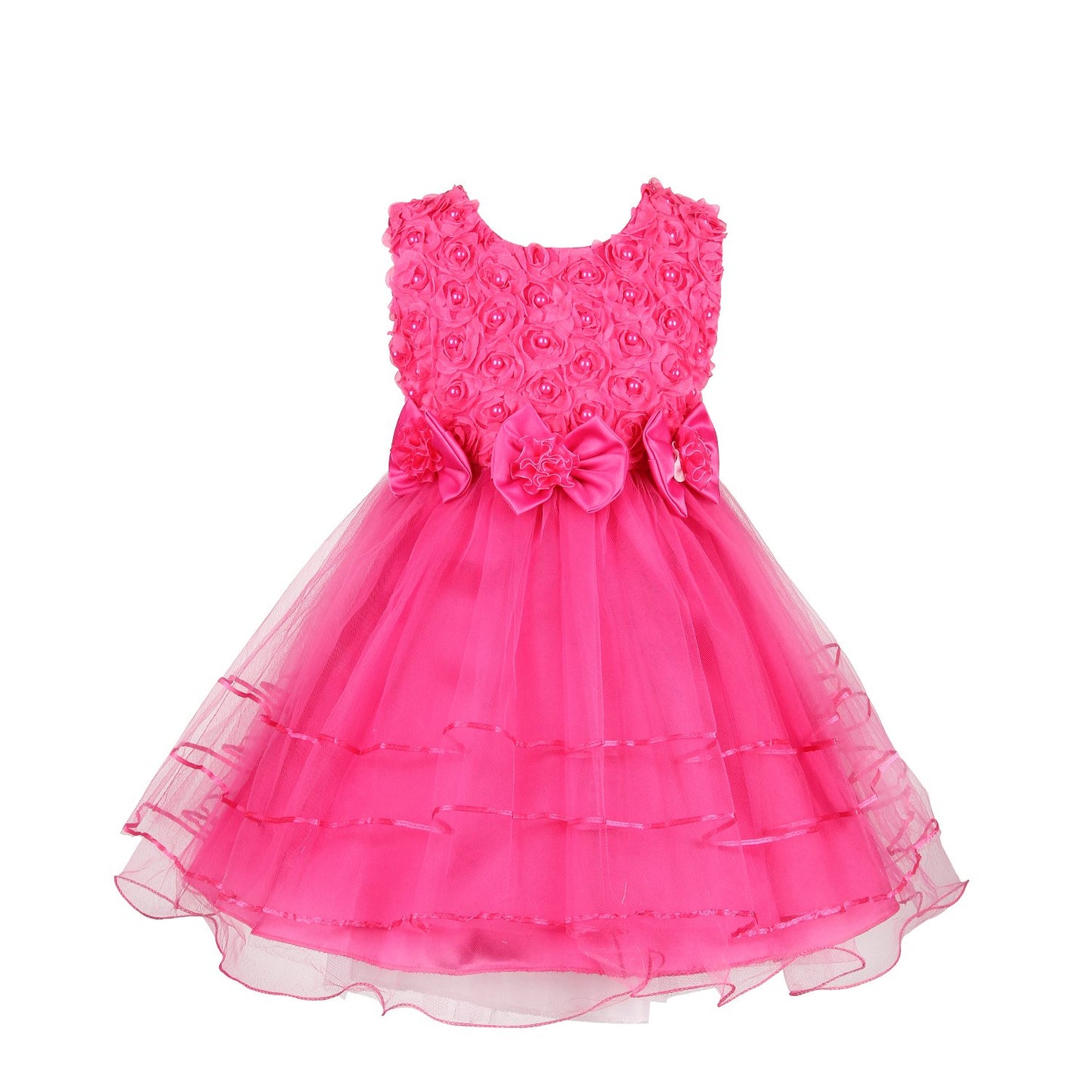 rose flower children's dress