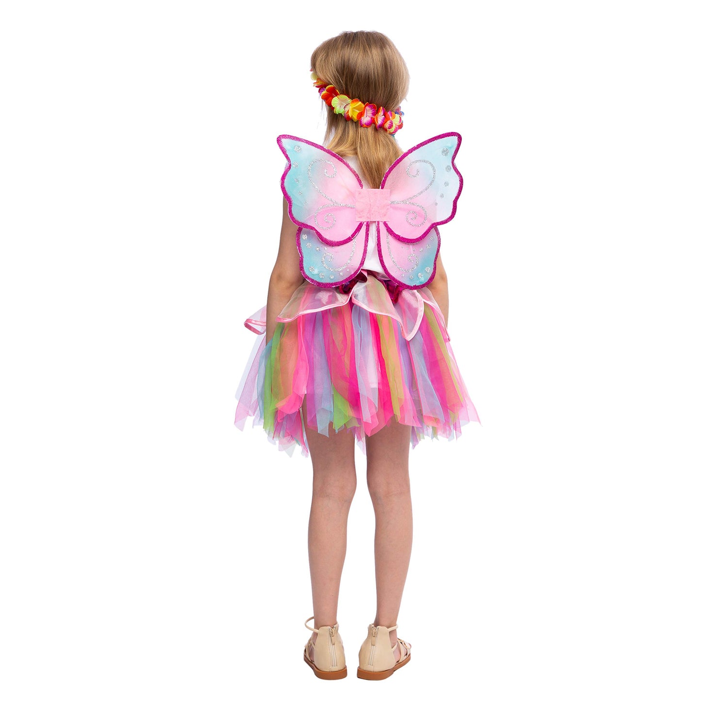 Pink Rainbow Fairy Princess Costume