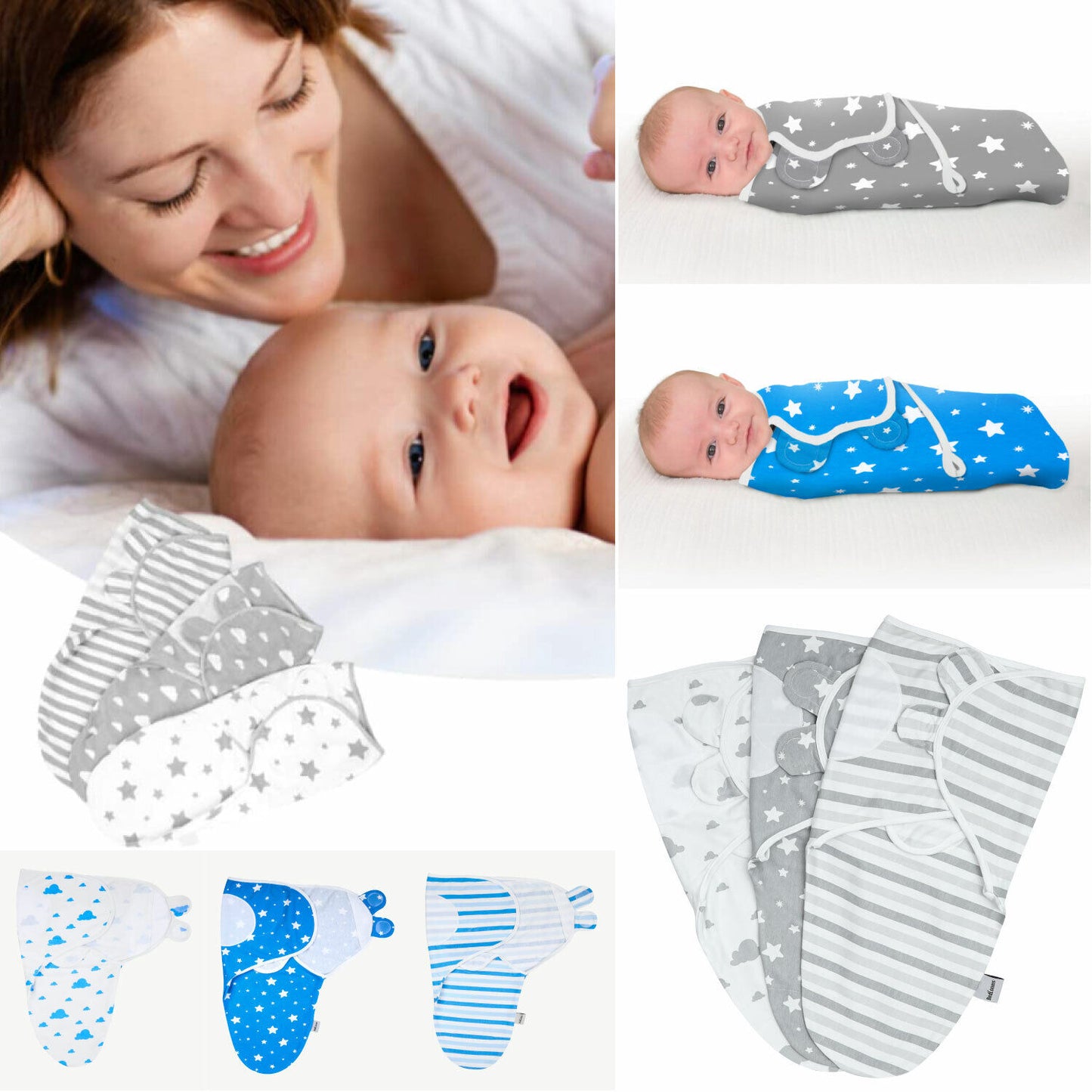 Newborn baby swaddle blanket